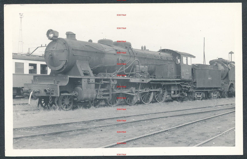 RQ16 SPAIN RENFE steam locomotive 241.2073 Miranda del Ebro 30-3-70 ex MZA 1773.jpg