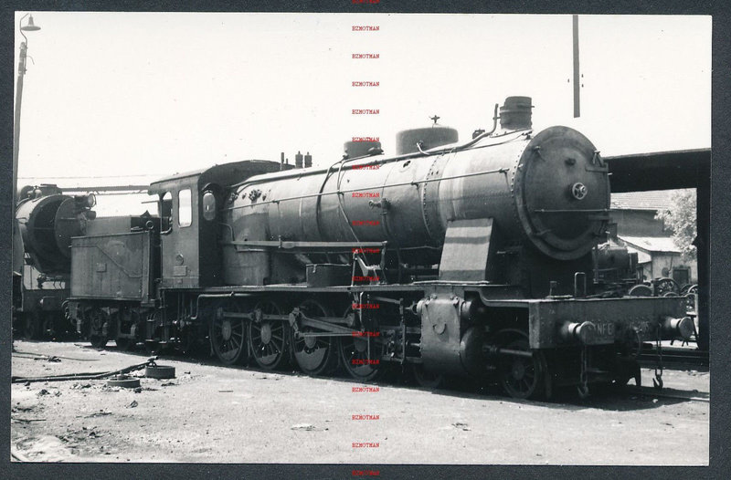 RQ27 SPAIN RENFE steam locomotive 240.2105 at Cordoba 2-6-63 ex MZA 1125.jpg