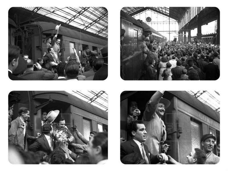 31-5-1948.- Llegada de Jorge Negrete a la Estación del Norte, de Madrid.jpg