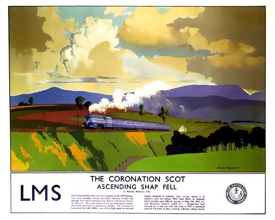 Norman Wilkinson. The Coronation Scot. LMS BBB.jpg