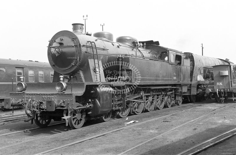 132939 RENFE Spanish Railways Shed Scene  Class 242 4-8-4T 242.0264  at Delicias MPD  in 1963 -  02-05-1963  - Peter Gray.jpg