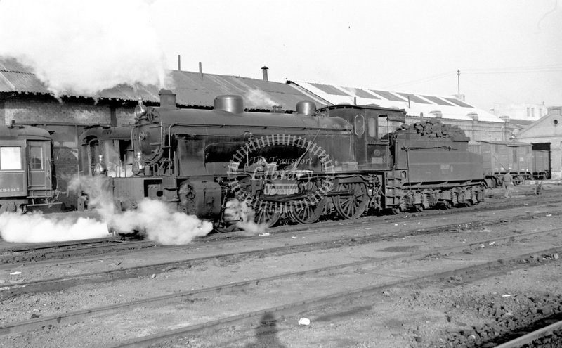 63000 RENFE Spanish Railways Steam Locomotive Class 230 230 2071  at Madrid Delicias in 1965 - 29-03-1965 - Lawrie Marshall.jpg