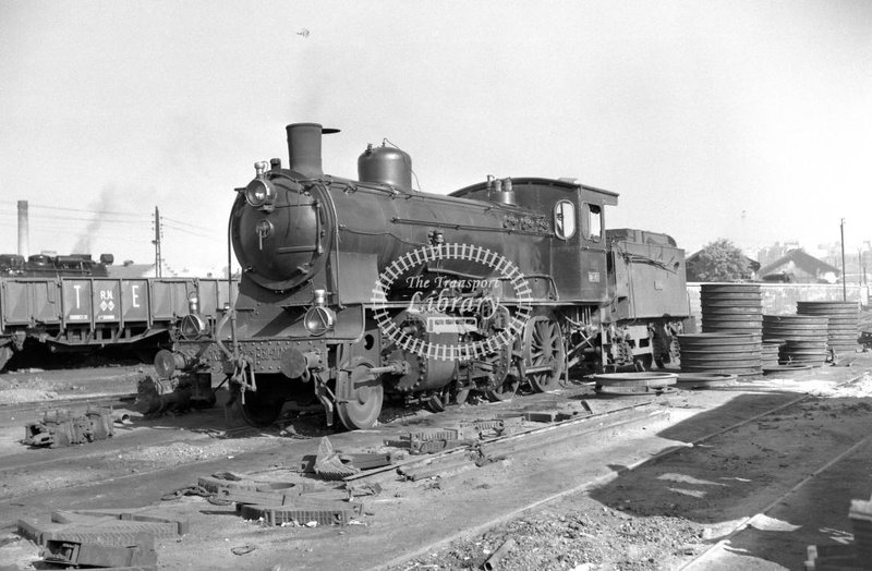 42253 RENFE Spanish Railways Steam Locomotive Class 130 130 2129  at Madrid Delicias in 1962 - 24-05-1962 - Lawrie Marshall.jpg